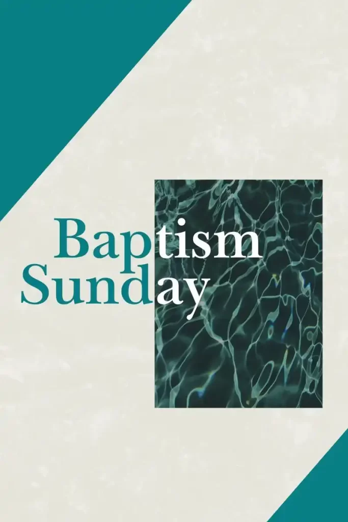 Baptism Sunday - TLC website cards Mexico Missions Trip 2026